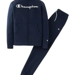 Champion Legacy Sweatsuits Pile tuta Blu kids