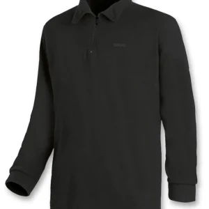 BRUGI MICROPILE BAMBINO MEZZA ZIP NERO