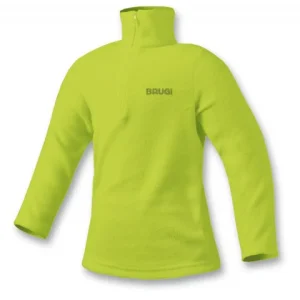 BRUGI MICROPILE BAMBINO MEZZA ZIP GIALLO FLUO