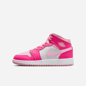Jordan 1 Mid Fierce Pink GS