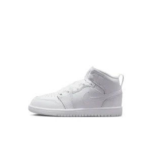 jordan 1 mid triple white lather (ps)