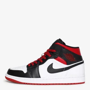 Jordan 1 Mid Gym Red Black Toe Uomo