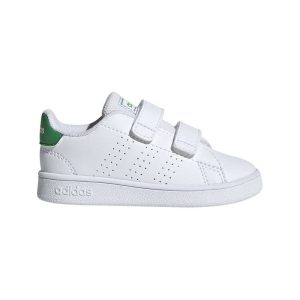 Adidas Advantage I Scarpe white green kids