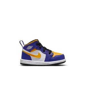 Jordan 1 Mid Lakers (2022) (TD) kids