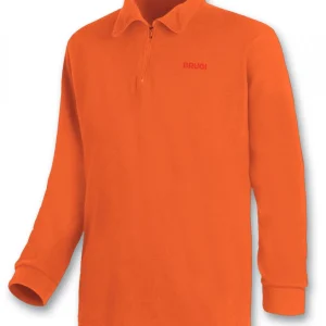 BRUGI PILE UOMO MEZZA ZIP ARANCIO