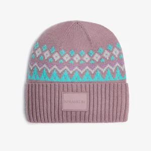 Nordic TRK Fair Isle Beanie Pink