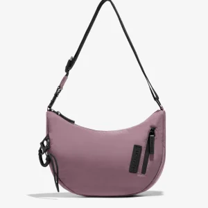 Round Nylon Crossbody Bag Pink