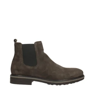 Stivaletti in vero suede