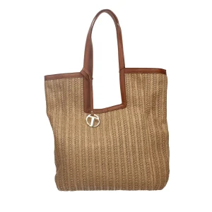 Shopper bag in paglia