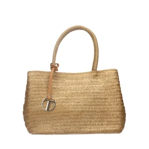 Shopper bag in paglia.