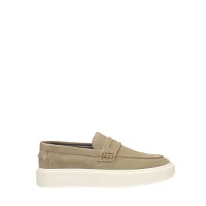 Slip on in tessuto scamosciato