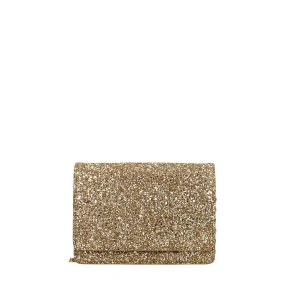 Pochette ricoperta da strass luminosi