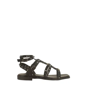 Sandali gladiator con borchie