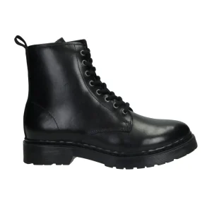 Stivaletti in vera pelle con suola carrarmato