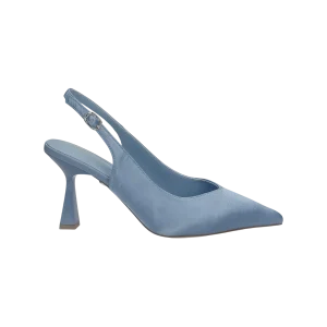 Décolleté in raso. Tacco alto 6cm