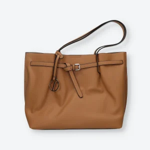 Borsa shopper con dettaglio fibbia