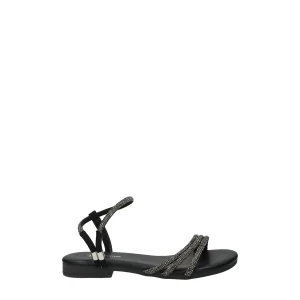 Sandali con dettaglio strass.