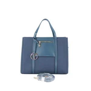 Shopping bag con zip esterna