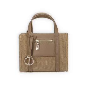 Shopping bag con zip esterna