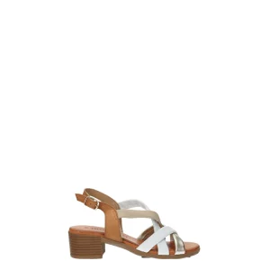 Sandali multicolor in vera pelle