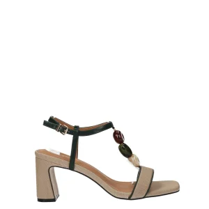 Sandali con dettaglio pietre