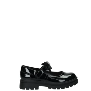 Ballerine bambina vernice con fiocco