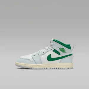 JORDAN 1 MID PS Verde-Bianco
