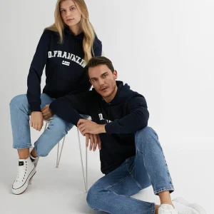 Varsity Hoodie Navy / White