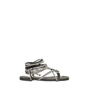 Sandali infradito alla schiava con strass